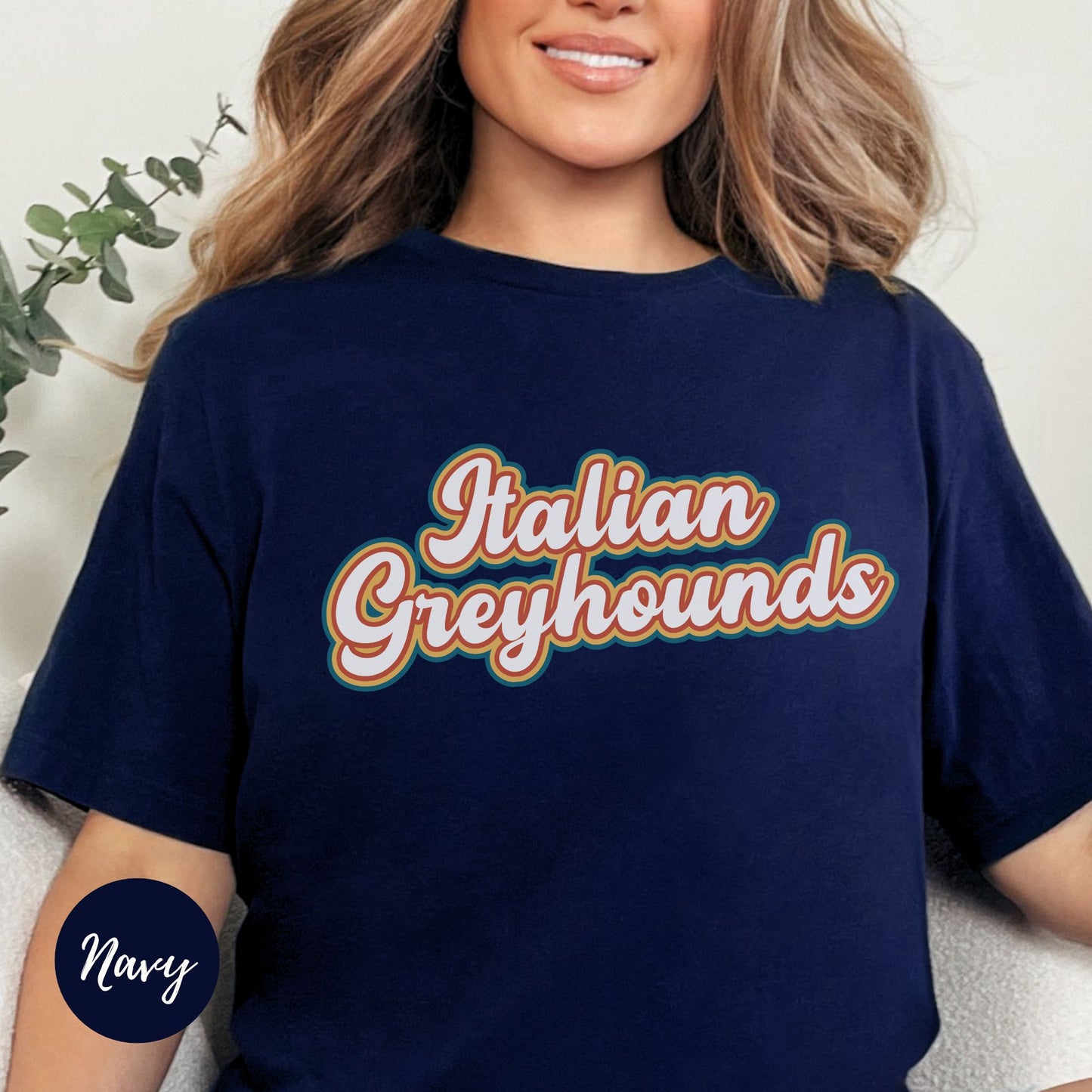 Retro Italian Greyhound Tshirt