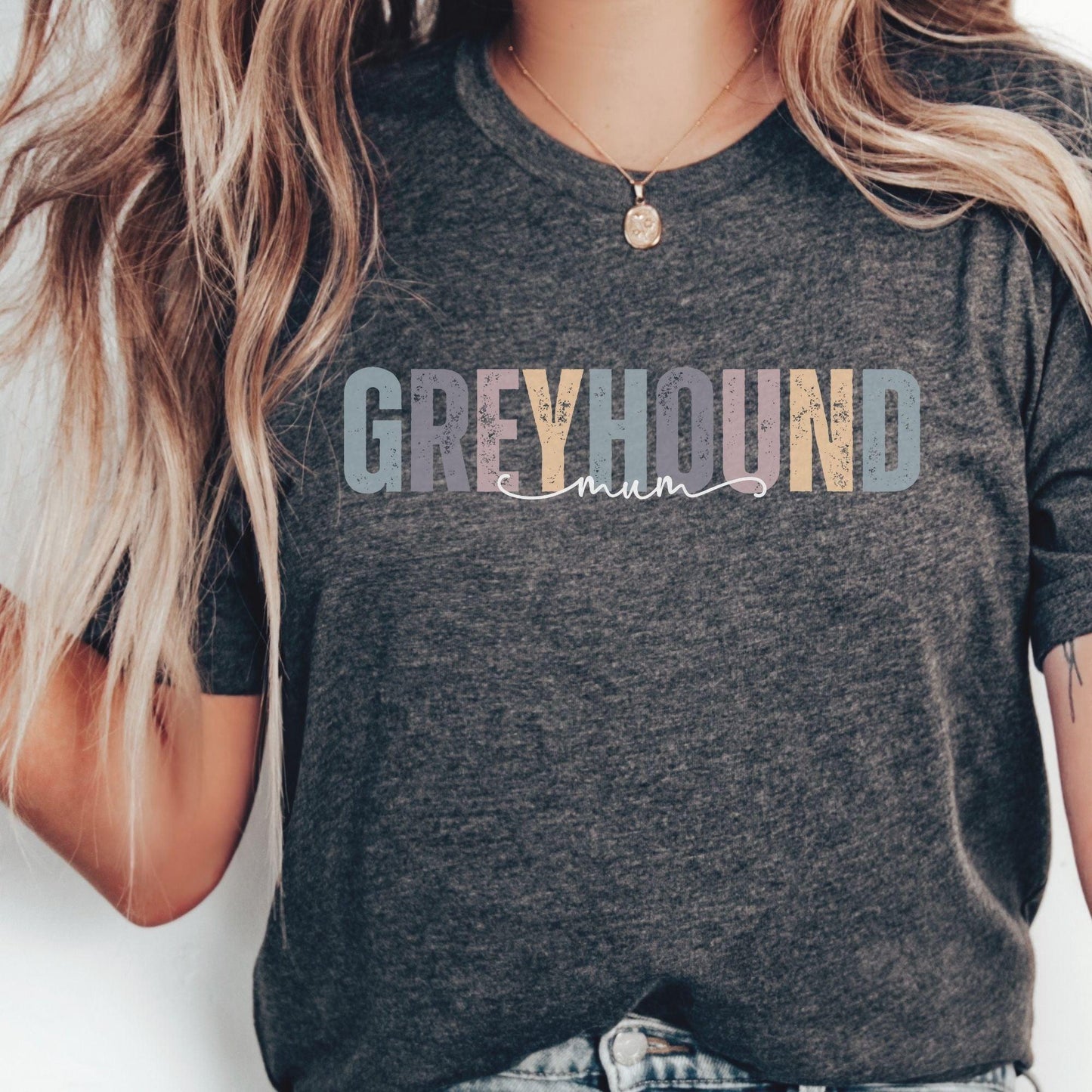 Greyhound Mum Tshirt - Happy Greys