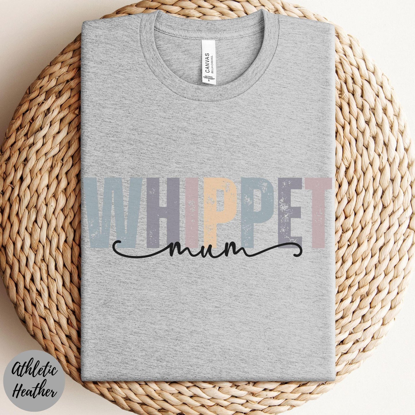 Whippet Mum Tshirt - Happy Greys