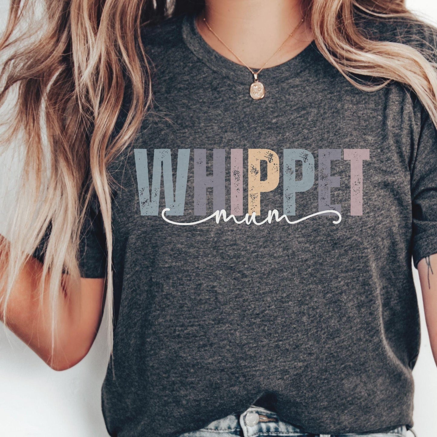 Whippet Mum Tshirt - Happy Greys